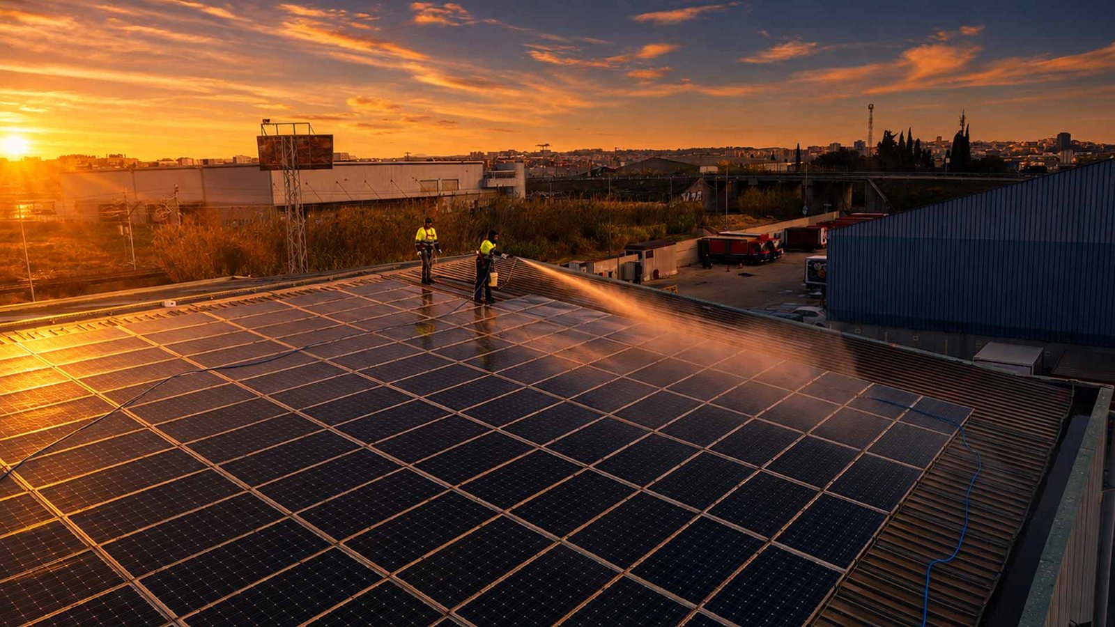 Limpieza de placas solares en Tarragona